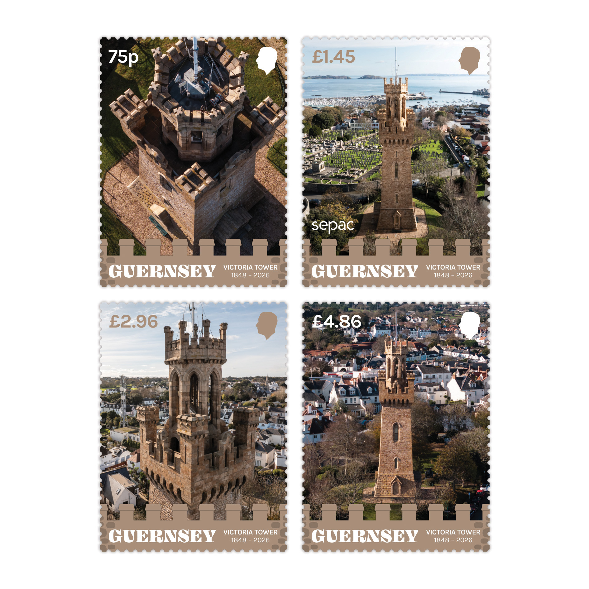 Set of 4 Stamps